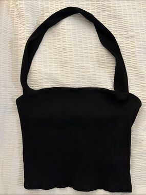 Urban Outfitters Black Ribbed Tank Top